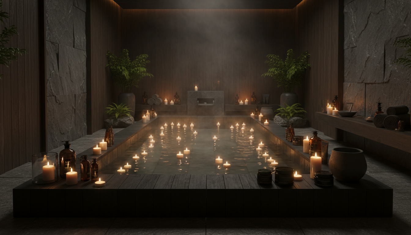 Spa treatment room